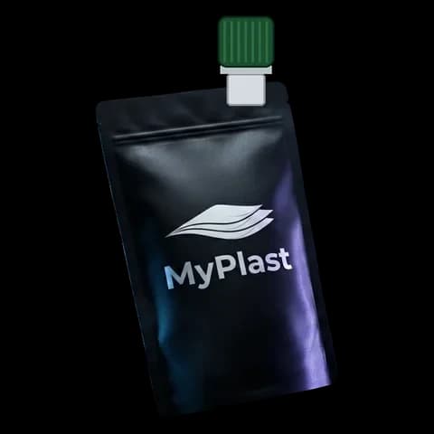 Qese doypack me grykë dhe kapak për lëngje MyPlast