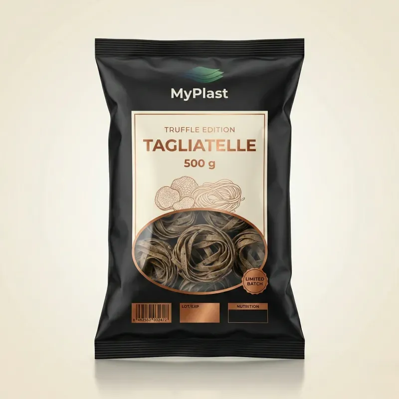 المكرونة مثال على التغليف المرن - MyPlast