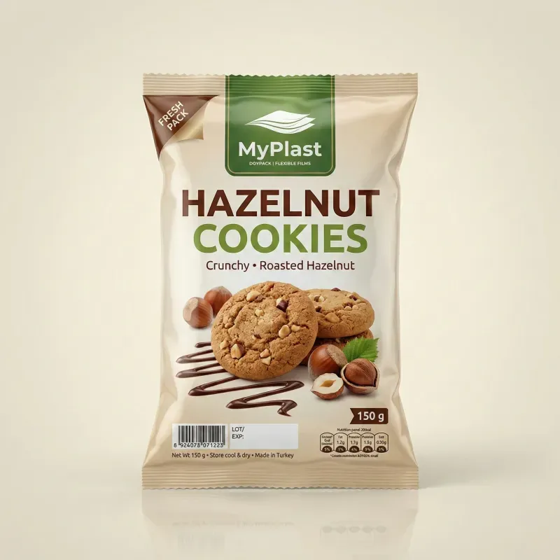 Biscuits flexible packaging example - MyPlast
