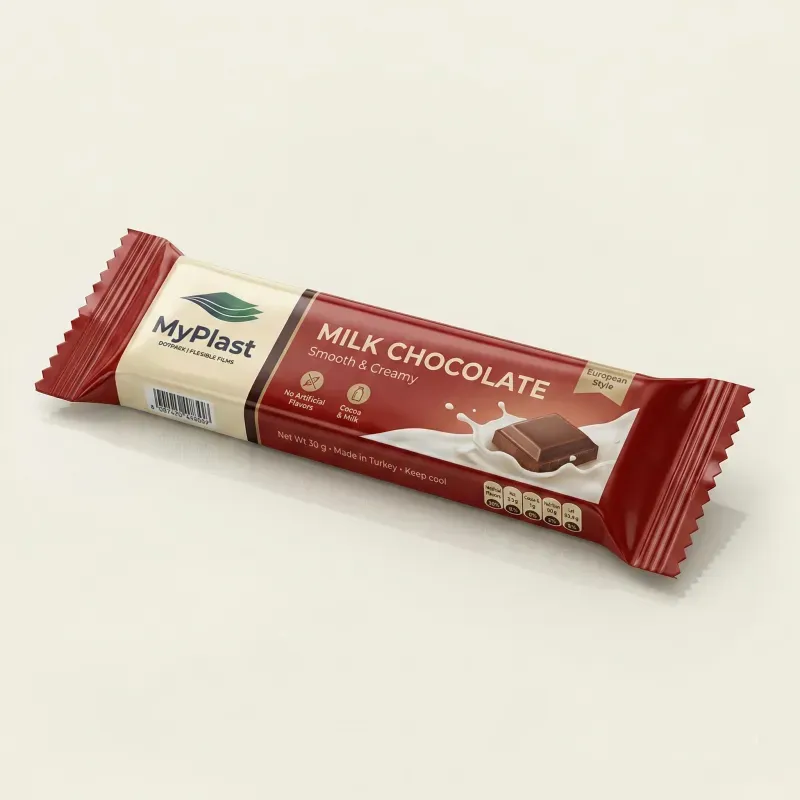 Chocolate flexible packaging example - MyPlast