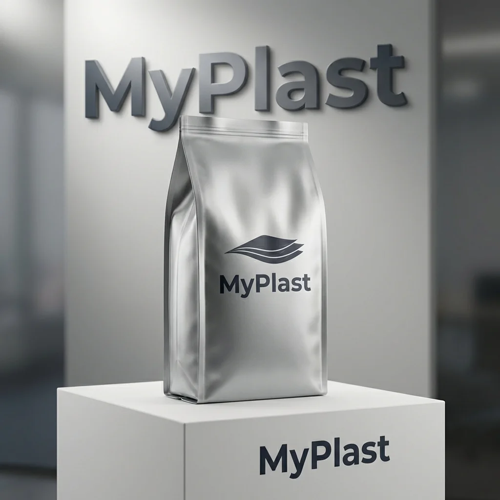 Mat aluminijum kesa sa faltama