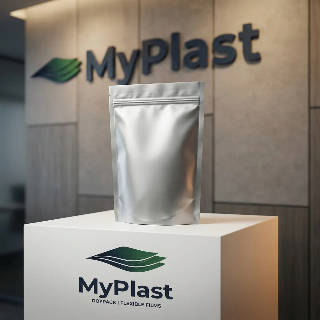 Matte No-Zip Flat Bottom Matte - Stock Delivery Matte No-Zip Flat Bottom - Matte Matte PET + ALU + PE packaging, MOQ 500 pcs, fast stock delivery - MyPlast