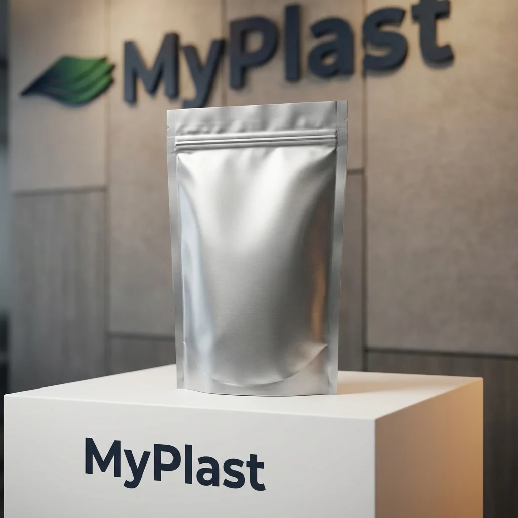 Matte Pocket Zip Flat Bottom Matte - Stock Delivery Matte Pocket Zip Flat Bottom - Matte Matte PET + ALU + PE packaging, MOQ 500 pcs, fast stock delivery - MyPlast